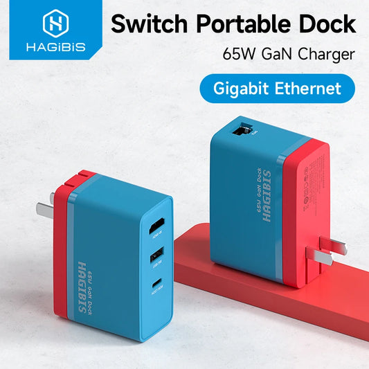 Switch TV Dock Charger GaN 65W