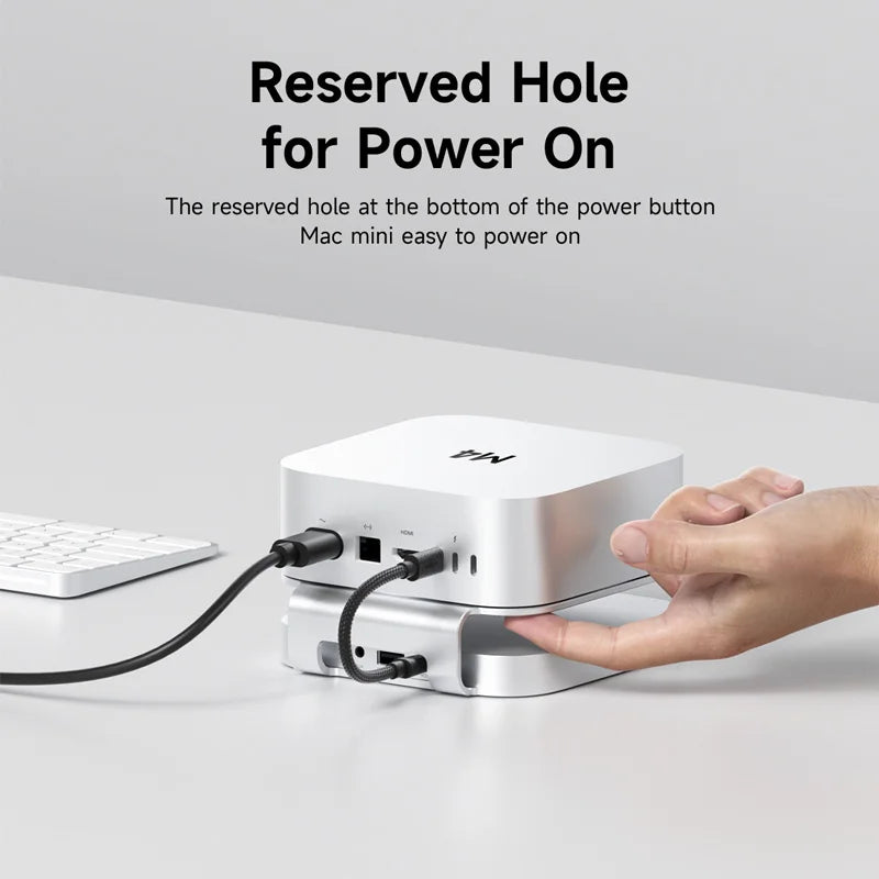 USB C Hub with USB4 Hard Drive Enclosure 40Gbps MC60 Pro