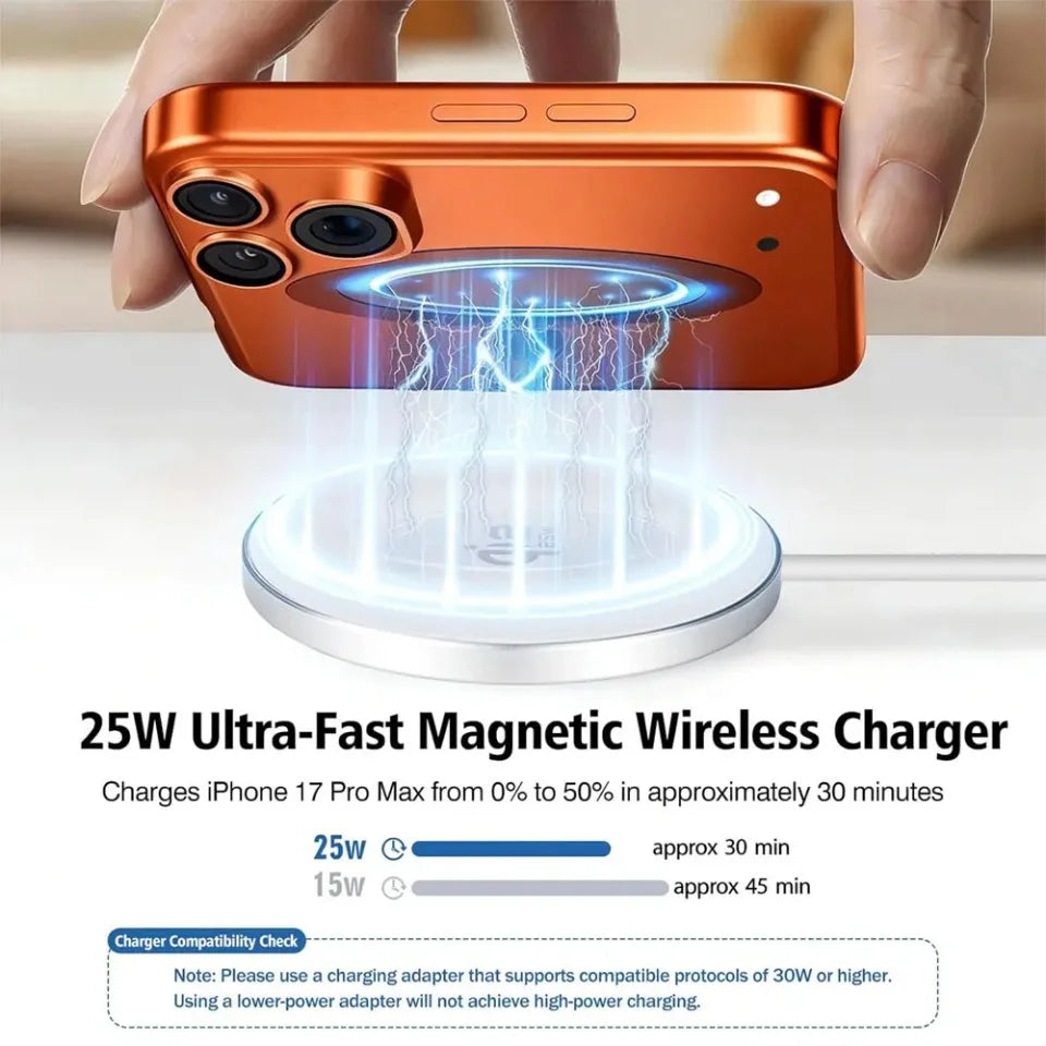 Qi2 25W Magnetic Wireless Charger