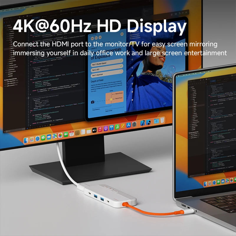 Hagibis Wireless Presenter USB-C Hub 4K 60Hz 100W