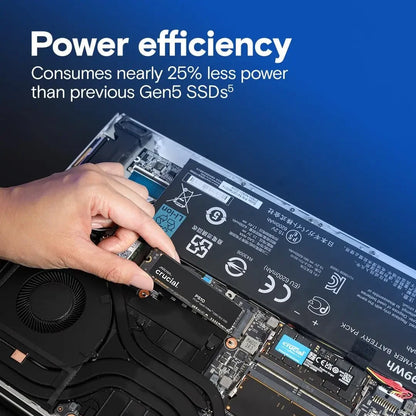 Crucial P510 NVMe M.2 2280 PCIe 5.0 SSD