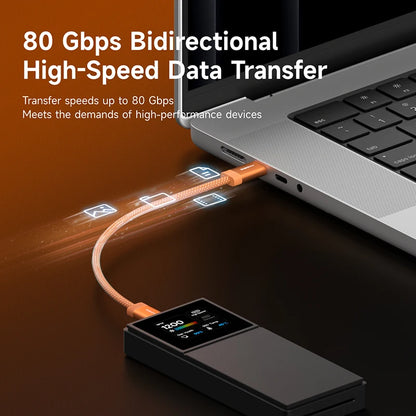 Hagibis USB4 Coaxial USB-C Cable 80Gbps 240W