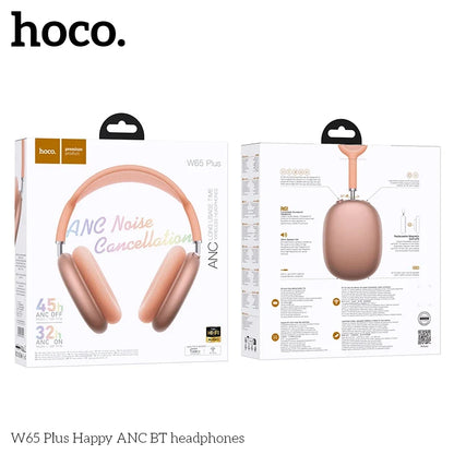 Hoco ANC noise cancellation headphones packaging on a white background