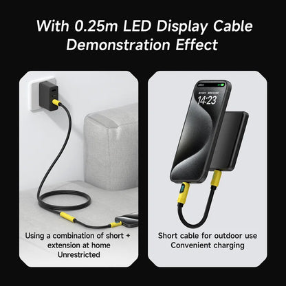 USB C Extension Cable Male to Female PD 240W Hagibis