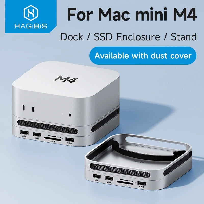 USB-C Docking Station for Mac mini M4 Hagibis