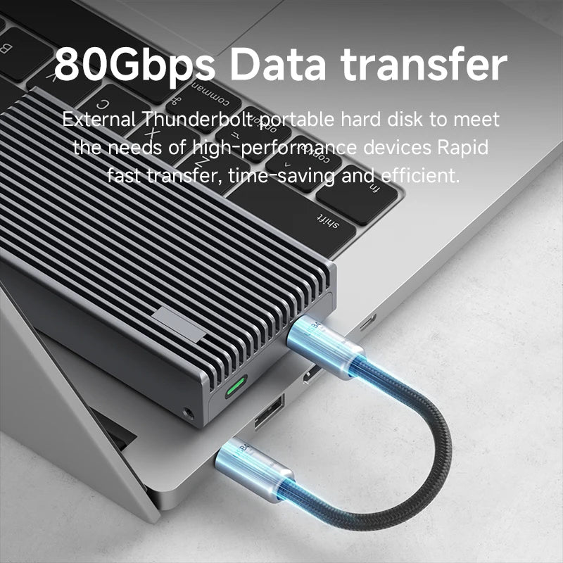 USB4 Cable Short Portable Keychain Hagibis