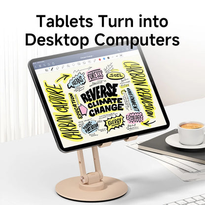 360° Folding Stand with Stable Base – Triple Axis Rotation