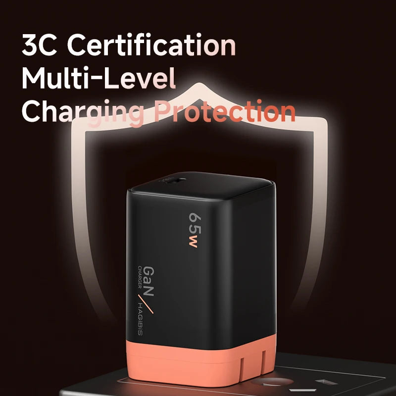 Hagibis 65W GaN USB-C Charger for Nintendo Switch 1 & 2