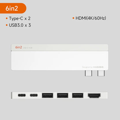 Hagibis USB-C Hub with 4K HDMI for MacBook
