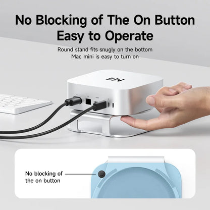 Aluminum Alloy Holder for Mac mini M4 & M4 Pro