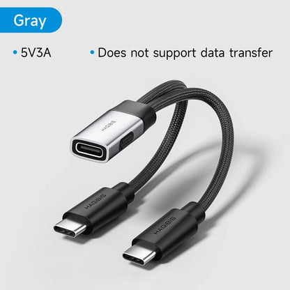 Hagibis USB-C 1-to-2 Charging Splitter Cable