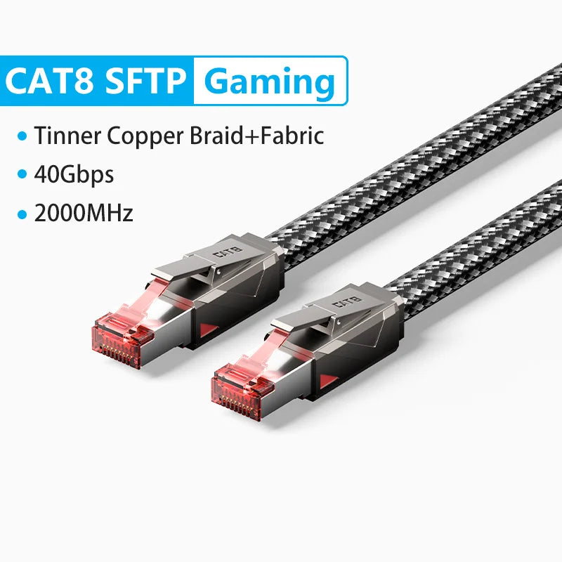 VENTION Cat8 Ethernet Cable 40Gbps 2000MHz SFTP