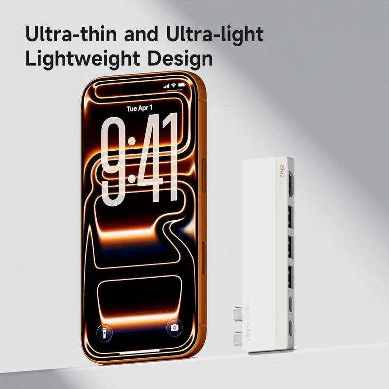 Hagibis USB-C Hub with 4K HDMI for MacBook