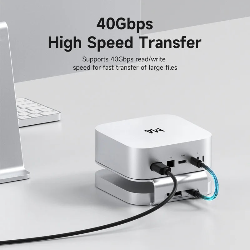 USB C Hub with USB4 Hard Drive Enclosure 40Gbps MC60 Pro