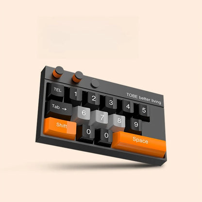 Mechanical Keyboard Style Temporary Parking Number Plate
