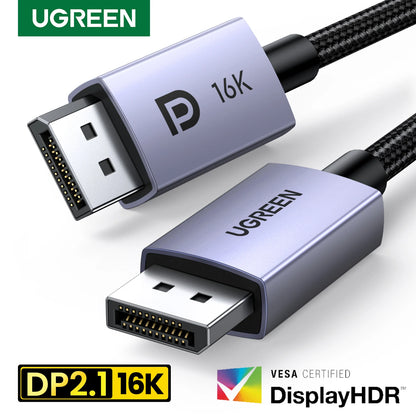 UGREEN DisplayPort 2.1 Cable 16K 80Gbps