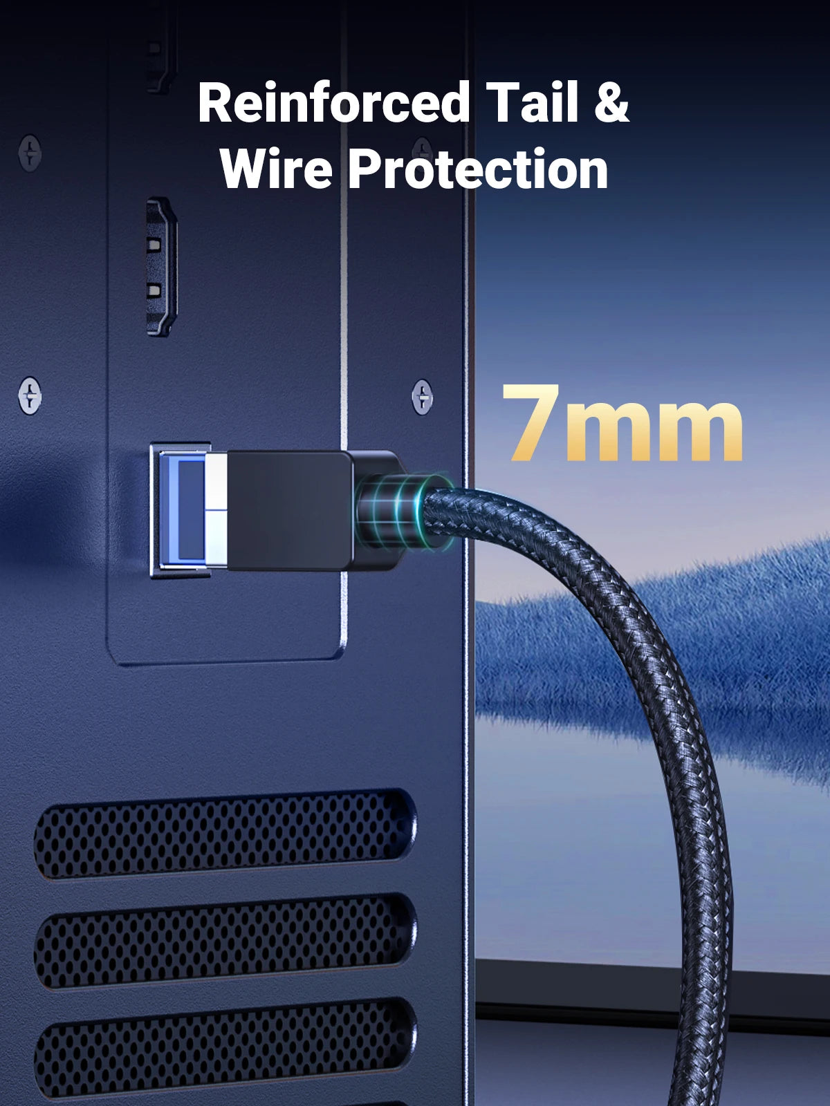 UGREEN Cat8 Ethernet Cable 40Gbps 2000MHz