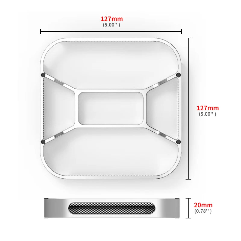 Cooling Stand with Dust Filter for Mac Mini M4 & M4 Pro