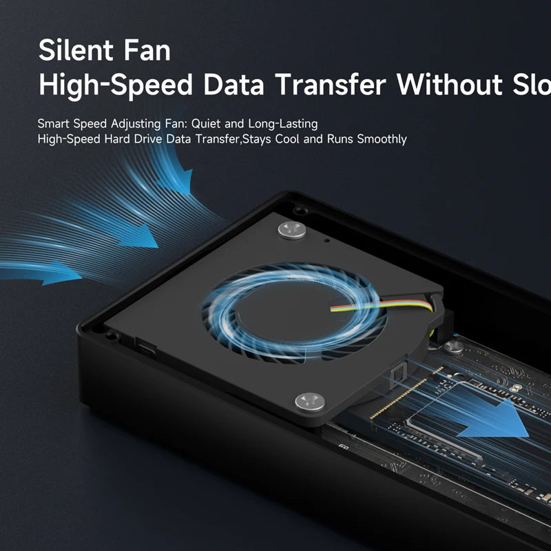 Hagibis Thunderbolt 5 M.2 NVMe SSD Enclosure 80Gbps