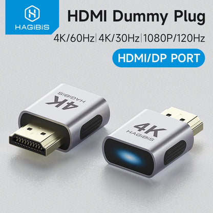 Dummy Plug HDMI 4K – Emulador Virtual de Display