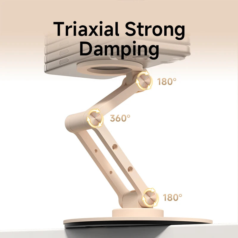 Magnetic 360° Rotating Stand – Heavy Base for Phones