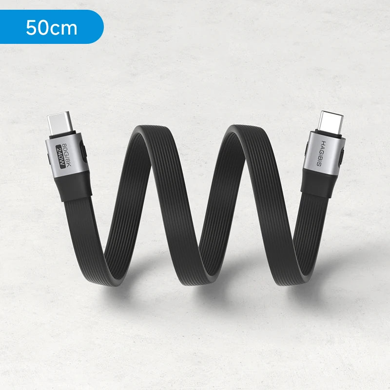 Short USB C to USB C Full Function Cable USB4 V2 Hagibis