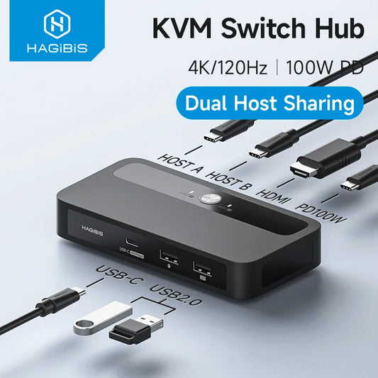 USB-C KVM Switch Hub