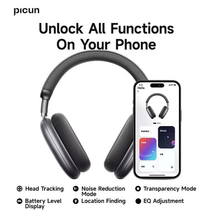 Picun F8 Pro ANC Bluetooth Headphones with 3D Spatial Audio