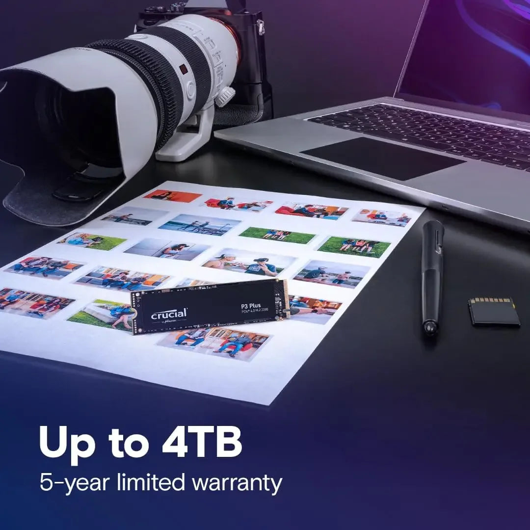 Crucial P3 Plus SSD NVMe M.2 2280 PCIe 4.0