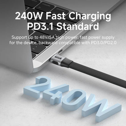 Short USB C to USB C Full Function Cable USB4 V2 Hagibis