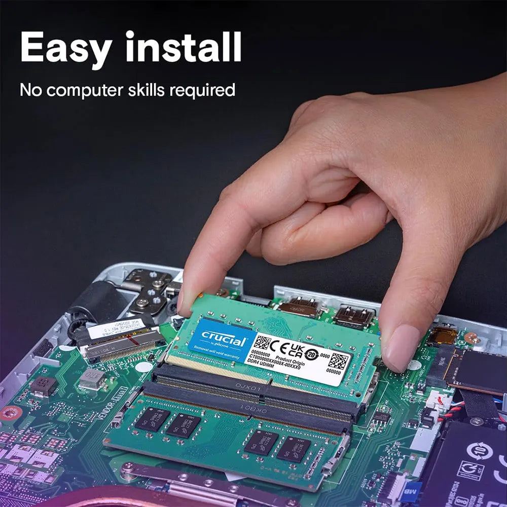 Crucial DDR4 SODIMM Laptop Memory 3200MHz