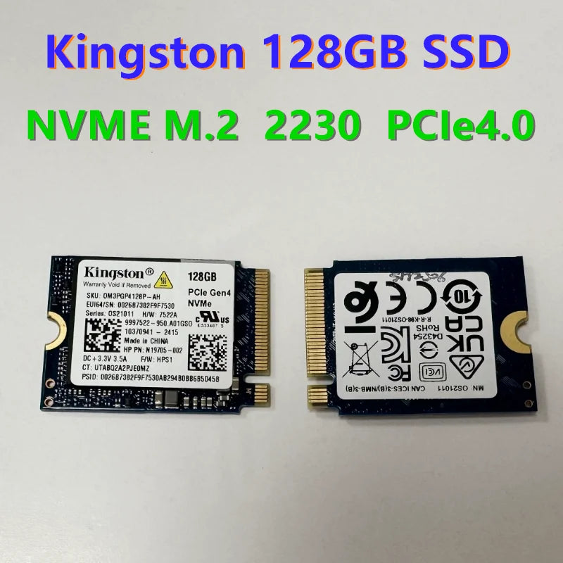 Kingston NVMe M.2 2230 PCIe 4.0 SSD 128GB