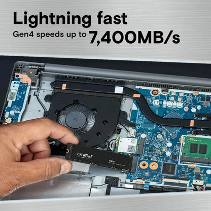 Crucial T500 SSD NVMe M.2 2280 PCIe 4.0