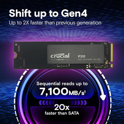 Crucial P310 SSD NVMe M.2 2280 PCIe 4.0