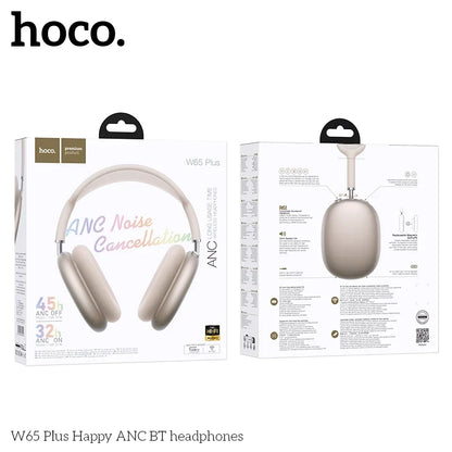 Hoco ANC noise cancellation headphones packaging on a white background