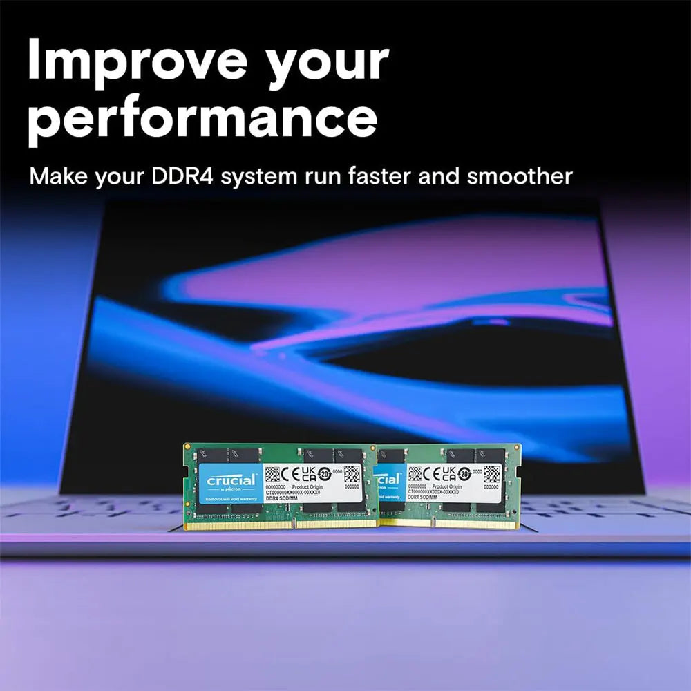 Crucial DDR4 SODIMM Laptop Memory 3200MHz