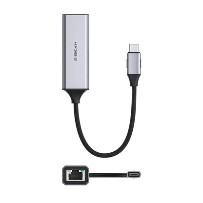 Hagibis USB-C to Ethernet Adapter with 100W PD