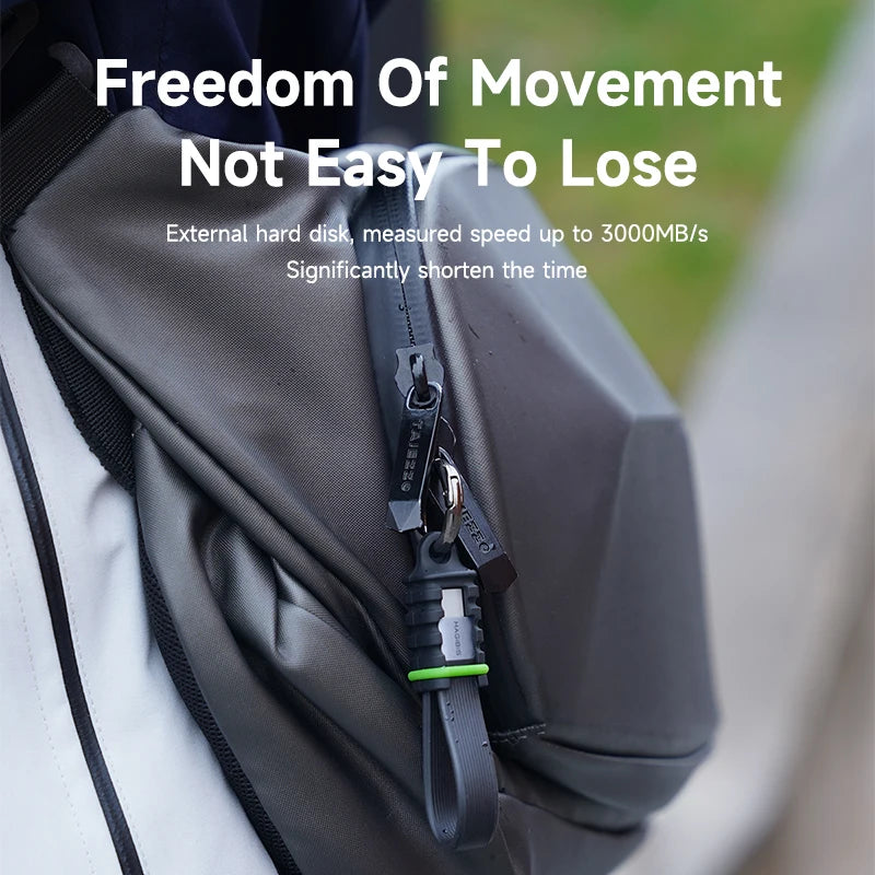 USB-C Charger Cable Portable Keychain Hagibis