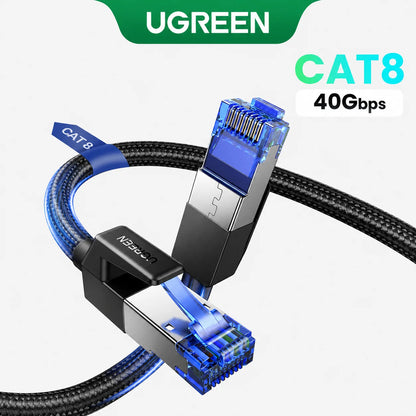 UGREEN Cat8 Ethernet Cable 40Gbps 2000MHz