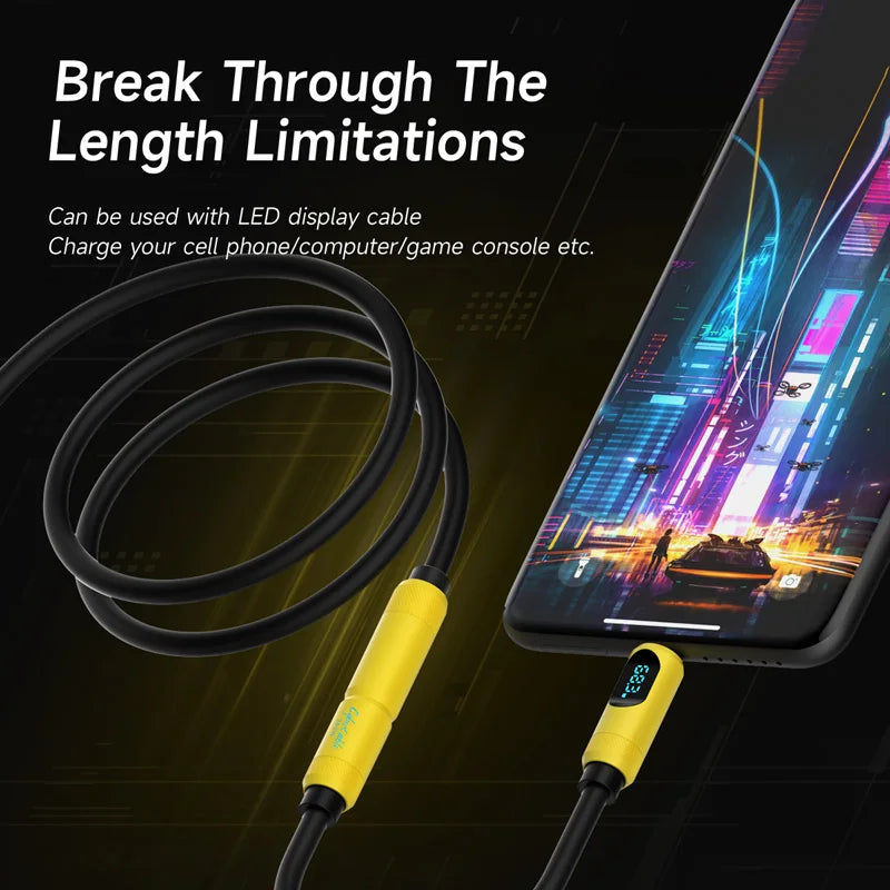 USB C Extension Cable Male to Female PD 240W Hagibis