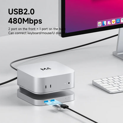 USB C Hub with USB4 Hard Drive Enclosure 40Gbps MC60 Pro