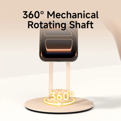 Magnetic 360° Rotating Stand – Heavy Base for Phones