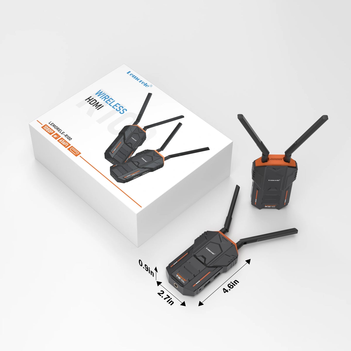 Lemorele R100 Wireless HDMI Extender 1080P 200m