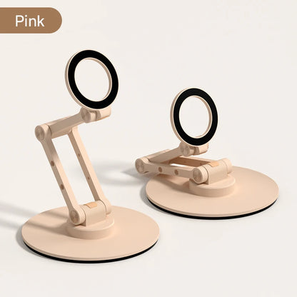 Magnetic 360° Rotating Stand – Heavy Base for Phones