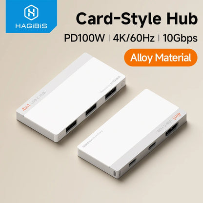 Hagibis Ultra-Slim Card-Style USB-C Hub