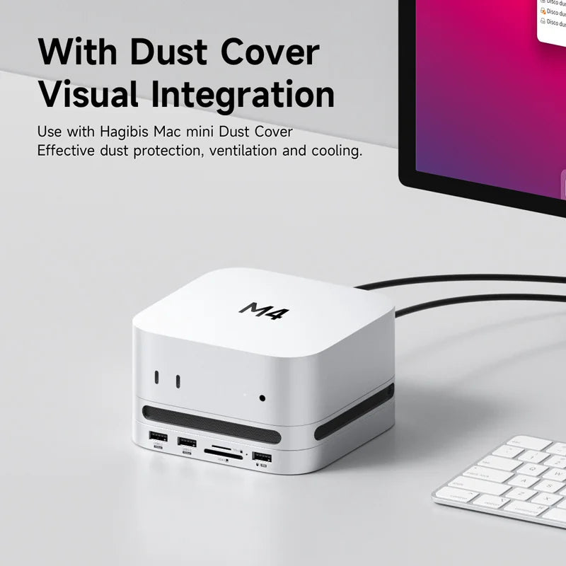 USB-C Docking Station for Mac mini M4 Hagibis