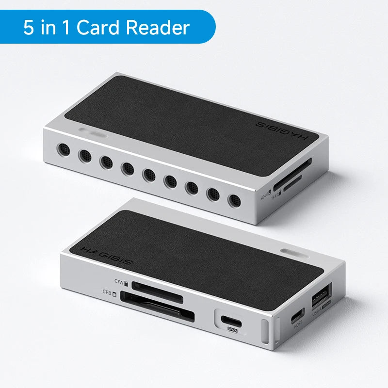 Hagibis 5-in-1 High-Speed Card Reader USB-C