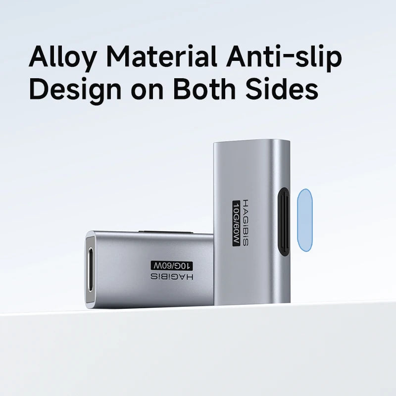 Two metallic power banks with 'HAGIBIS' branding on a light gray background.