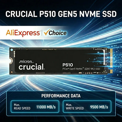 Crucial P510 NVMe M.2 2280 PCIe 5.0 SSD