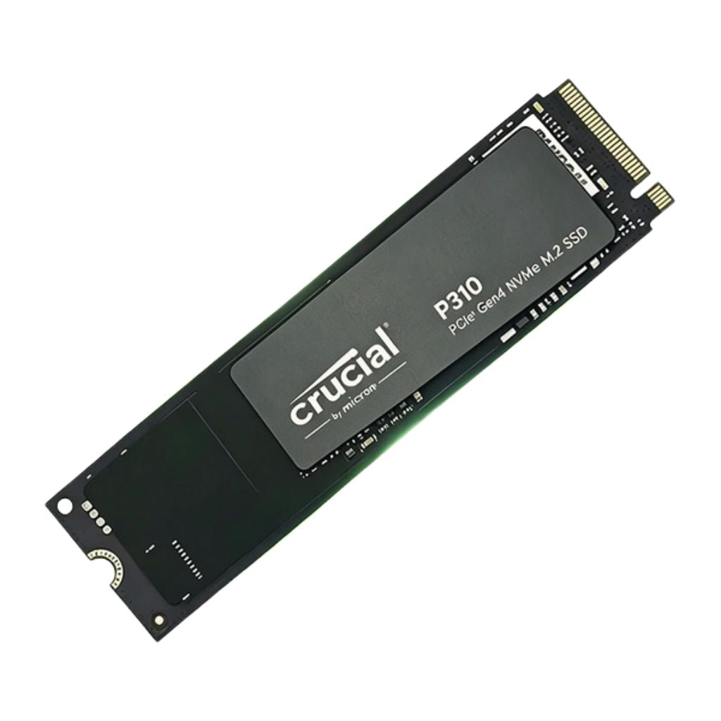 Crucial P310 248GB NVMe M.2 SSD on a solid white background.